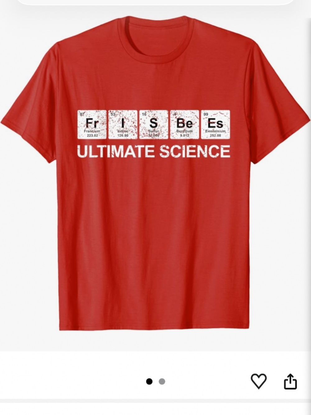 Ultimate Frisbee shirt